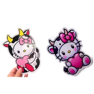 Hello Kitty Bò Lash Gạch Nhãn Hiệu Riêng Lông Mi Tấm Pallet Với Hình Dạng Hoa Bền Vững Acrylic Từ Lash Gạch - Product Image 4