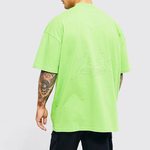 Venta caliente por encargo Hombres Camiseta de gran tamaño Tallas grandes Adultos Use la camiseta de gran tamaño Bajo MOQ Hombres Camiseta de gran tamaño - Product Image 2
