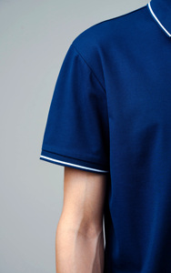 Camisa de Manga Corta con Cuello Alto y Estampado Digital Personalizado para Hombre, Mezcla de Poliéster/Algodón, Transpirable, Ecológica, de Secado Rápido para Exteriores - Product Image 6