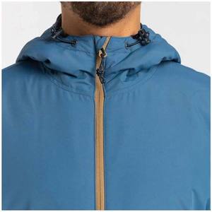 แจ็คเก็ตกันลมผู้ชายแบบมีฮู้ด ผ้าโพลีเอสเตอร์ 100% สีบล็อก คุณภาพพรีเมียม ราคาถูก ขายส่ง ขายดี - Product Image 4