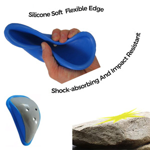Protège-aisselles pour femmes, protection contre les chocs ABS, bleu gris, protections inguinales toutes saisons - Product Image 5