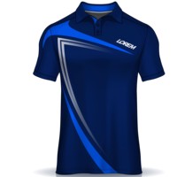 Service OEM, maillot de cricket respirant antibactérien à séchage rapide, 100% polyester, polos de sport imprimés par transfert thermique, personnalisés