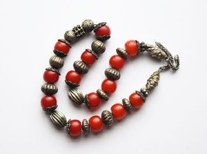 2025 plus récent collier de perles en résine bohême fait à la main multicolore collier pendentif en résine - Product Image 4