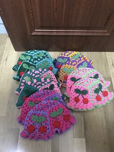Gorro de Ganchillo Hecho a Mano Personalizado de Última Moda 2025 para Mujer, para Uso Diario, Viajes al Aire Libre y Casual - Product Image 2