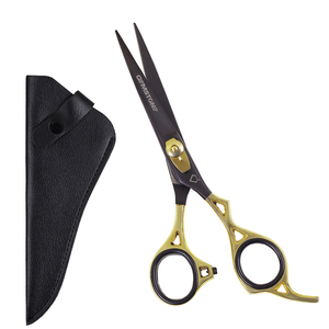 Tijeras profesionales para el cabello de acero inoxidable con hoja de cerámica afilada para corte de cabello de salón y barbería - Product Image 6