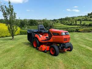 Tondeuse à gazon Kubota GR2120 multifonctionnelle neuve, robuste, moteur diesel 3 cylindres, modèle 2023, avec moteur et pompe - Product Image 6
