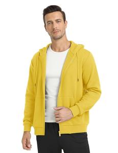 เสื้อฮู้ดมีซิปสำหรับผู้ชายโอเวอร์ไซส์ผ้าคอตตอน100% 450gsm ไซส์ลำลอง - Product Image 5