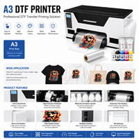 Impresora DTF XP600 de 30 cm para Impresión por Transferencia de Calor en Camisetas Personalizadas, Compatible con Máquina Agitadora de Polvo 2 en 1