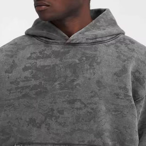 Servicio OEM al por mayor: Las mejores sudaderas con capucha de diseño, lavado ácido, ligeras, de color liso, con cuello con capucha, para hombre, ideales para la temporada de invierno. - Product Image 6