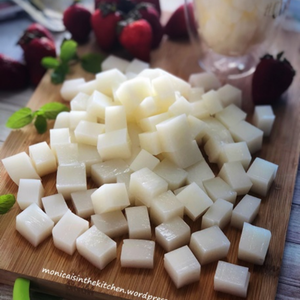 Cubes sucrés de gelée de noix de coco de Nata De Coco d'approvisionnement d'usine pour l'industrie des boissons - Product Image 1