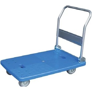 Hot Sale Product Aluminium <b>Platform</b> Hand Truck <b>Trolley</b> Plastic Body (PP-150) Hand Push <b>Trolley</b> 2025 - Product Image 3