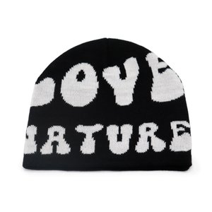 Gros personnalisé Big Mea Culpa partout impression de logo sans manchette Jacquard Bonnet tricot hiver chapeau Beanie casquette - Product Image 2