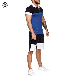 Conjuntos de verano de diseñador para hombres en Pakistán Conjunto corto de polo de algodón Conjunto de verano informal - Product Image 6