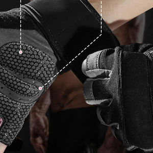 Nueva moda ligero medio dedo gimnasio ejercicio entrenamiento guante antideslizante para entrenamiento Fitness y entrenamiento de levantamiento de pesas - Product Image 3