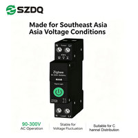Disjoncteur intelligent Wi-Fi 1P+N 220-230V AC sur rail DIN avec mesure d'énergie et protection 1A~63A, capacité de coupure 6kA pour la vente en gros