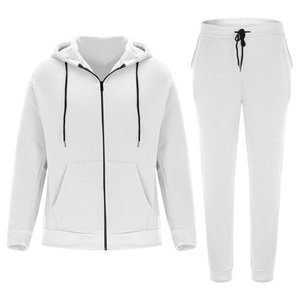 Chándal para hombre, conjunto de 2 piezas, Sudadera con capucha, chándales de entrenamiento activo, manga larga - Product Image 1