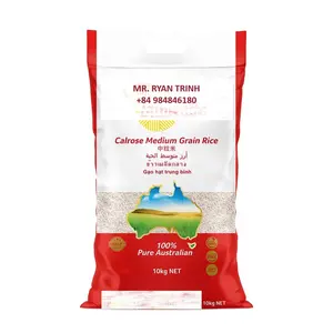 ข้าวเมล็ดคาลโรสขนาดกลาง5% แตกนุ่มเหนียวเล็กน้อยและรสหวานมีอยู่ในแบรนด์ OEM และบรรจุข้าวหอมมะลิ - Product Image 1