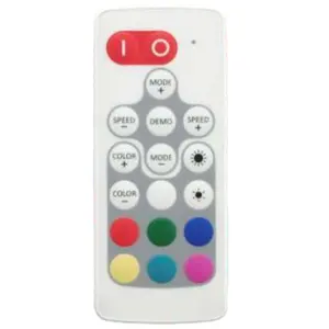 Rayrun Umi BR01 RGB控制器遥控器，具有调光、静态颜色、动态模式功能