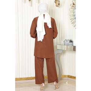 ชุดลำลอง ElbiseStone แบบ 2 ชิ้น ความยาวปานกลาง แขนยาว พร้อมดีเทลทันสมัย ผลิตจากผ้าฝ้าย 100% - Product Image 4