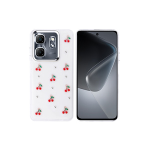 Funda Infinix Smart 9 con Purpurina, Silicona Transparente, Antigolpes, Diseño de Airbag, Patrón de Tulipán, Cubierta Kutup, Impresión UV para Vivo Y36 - Product Image 2