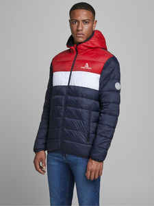 Chaqueta acolchada estampada OEM personalizada de alta calidad para hombre Chaqueta de invierno informal con logotipo personalizado para hombre con bolsillos con servicio OEM - Product Image 4