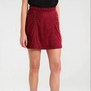 Jupe en cuir pour femmes de qualité supérieure vente directe d'usine en vente chaude meilleur fournisseur jupe en cuir légère pour femmes en coton - Product Image 1