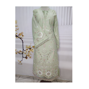 Fourniture directe d'usine robe décontractée à manches longues pour femmes personnalisable Style indien et pakistanais Shalwar Kameez costumes - Product Image 1