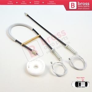 ชุดซ่อมมอเตอร์กระจกไฟฟ้าหลังขวา BWR5637 สำหรับรถยนต์ฟอร์ด โฟกัส MK2 II คาบริโอเล็ต ปี 2006-2010 รุ่น 1517666 - Product Image 3