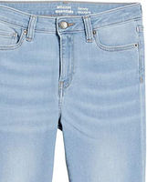 Jeans Casuales de Cintura Alta y Corte Regular para Mujer, Talla Grande, Transpirables, Ecológicos, con Abertura Lateral, Estilo Urbano, Venta al Por Mayor Personalizada
