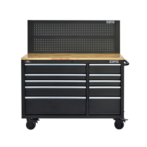 Armoire à outils roulante personnalisable à 10 tiroirs avec serrure à clé, chariot en acier thermolaqué, pour mécanicien, garage, OEM ODM pris en charge - Product Image 5