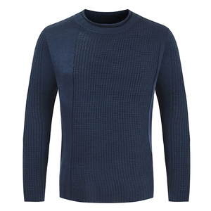 เสื้อสเวตเตอร์ถักแบบลำลองสำหรับผู้หญิง/ผู้ชายระบายอากาศได้ดีแขนยาวคอสีทึบดีไซน์ล่าสุดสำหรับฤดูหนาว - Product Image 2