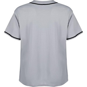 Camiseta de béisbol de nuevo diseñador personalizada, ropa deportiva, camisetas con botones y cuello en V, camiseta de béisbol por sublimación - Product Image 2