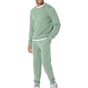 Wholesale Professional Eco-Friendly Breathable Polyester/Cotton Winter Sweat Suits for <b>Men</b>-Custom Color Blank <b>Pullover</b> - Product Image 3