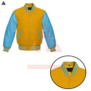 Vestes de baseball personnalisées pour équipes de lycée, numéros brodés, prix de gros, vestes Letterman pas chères pour enfants, vestes universitaires - Product Image 6