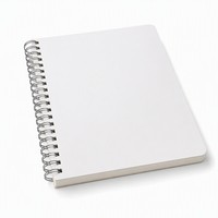 Carnet à spirales à couverture souple blanche, impression personnalisée, bloc-notes professionnel en gros