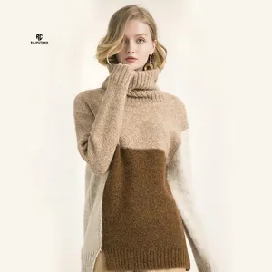 Pull pour dames léger et confortable \ Pull pour dames en laine Mohair 100% tricoté résistant au vent respirant