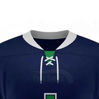 Produsen Pakistan Jersey Hoki Es Ukuran Besar Pakaian Olahraga Remaja Jersey Hoki Es