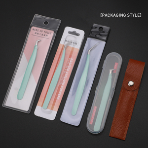 100% fermé maquillage professionnel pince à épiler 3d Volume extension de cils pince à épiler cils pince à épiler prix de gros - Product Image 6