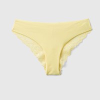Culottes de bikini pour femmes, couleur unie, en spandex tricoté, taille basse, sexy, écologiques, personnalisables, sans couture, respirantes, pour adultes