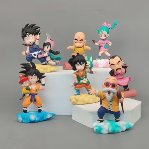7 pièces/ensemble Anime Son Goku <span class=keywords><strong>Vegeta</strong></span> Broly <span class=keywords><strong>Majin</strong></span> Buu <span class=keywords><strong>DBZ</strong></span> Dragon PVC figurine - Product Image 1