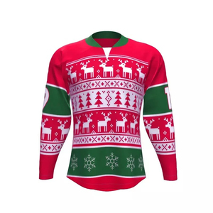 เสื้อเจอร์ซีย์โพลีเอสเตอร์สำหรับเล่นกีฬาฮอกกี้น้ำแข็ง - Product Image 1