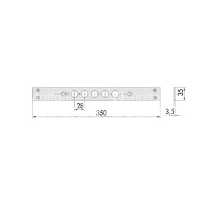 หัวเหล็กชุบนิกเกิลสำหรับล็อค57500-56500 - Product Image 1