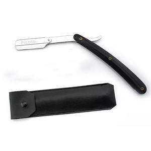 Fournisseur en gros de rasoirs droits en acier inoxydable, outils de beauté, rasoir droit pour hommes, couteau à raser pliable - Product Image 1