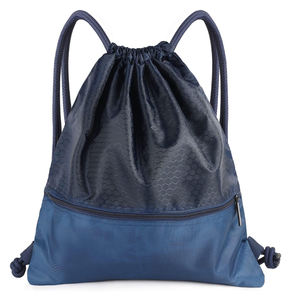 Mochila deportiva directa de fábrica con cordón, bolsa de gimnasio impermeable de nailon, mochila impermeable con cordón para gimnasio, bolsa deportiva de poliéster - Product Image 1