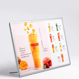 Cadre photo lumineux LED MACCAN, boîte à lumière en acrylique, publicité LED, <span class=keywords><strong>menu</strong></span> de restaurant, grande taille, montage mural, rectangle, coins arrondis - Product Image 3