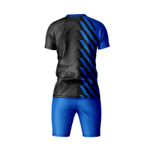 Kit de fútbol transpirable personalizado con técnica de corte automatizado Servicio OEM Camisetas de fútbol sublimadas y conjuntos de uniformes - Product Image 2