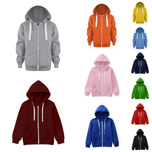 Sudadera con capucha de bolsillo personalizado de peso pesado invierno grueso cálido sólido Sherpa Ninja - Product Image 5