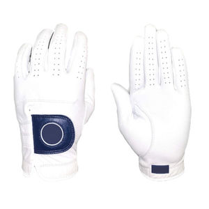 Gants de golf Cabretta en cuir blanc neige, gants de golf Power Full Grip, gants de golf en cuir de couleur souple avec logo personnalisé - Product Image 1