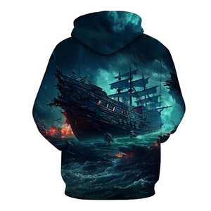 OEM Custom New Fashion Sportswear & Fishing Wear Sweats à capuche imprimés par sublimation à manches longues en vente Concevez votre propre! - Product Image 4
