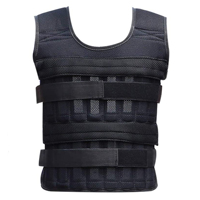 Gilet lesté d'entraînement de boxe en tissu Oxford écologique, ajustable, personnalisable avec logo, entièrement lesté, vente en gros